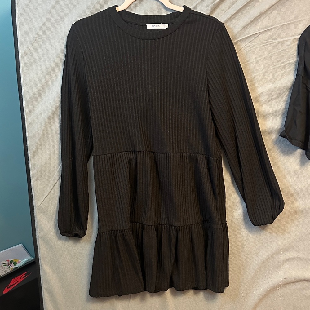 Ricki's Black Long Sleeve Dress